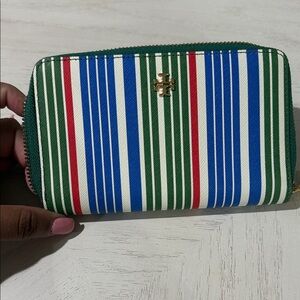 Tory Burch Multicolor Striped Wallet